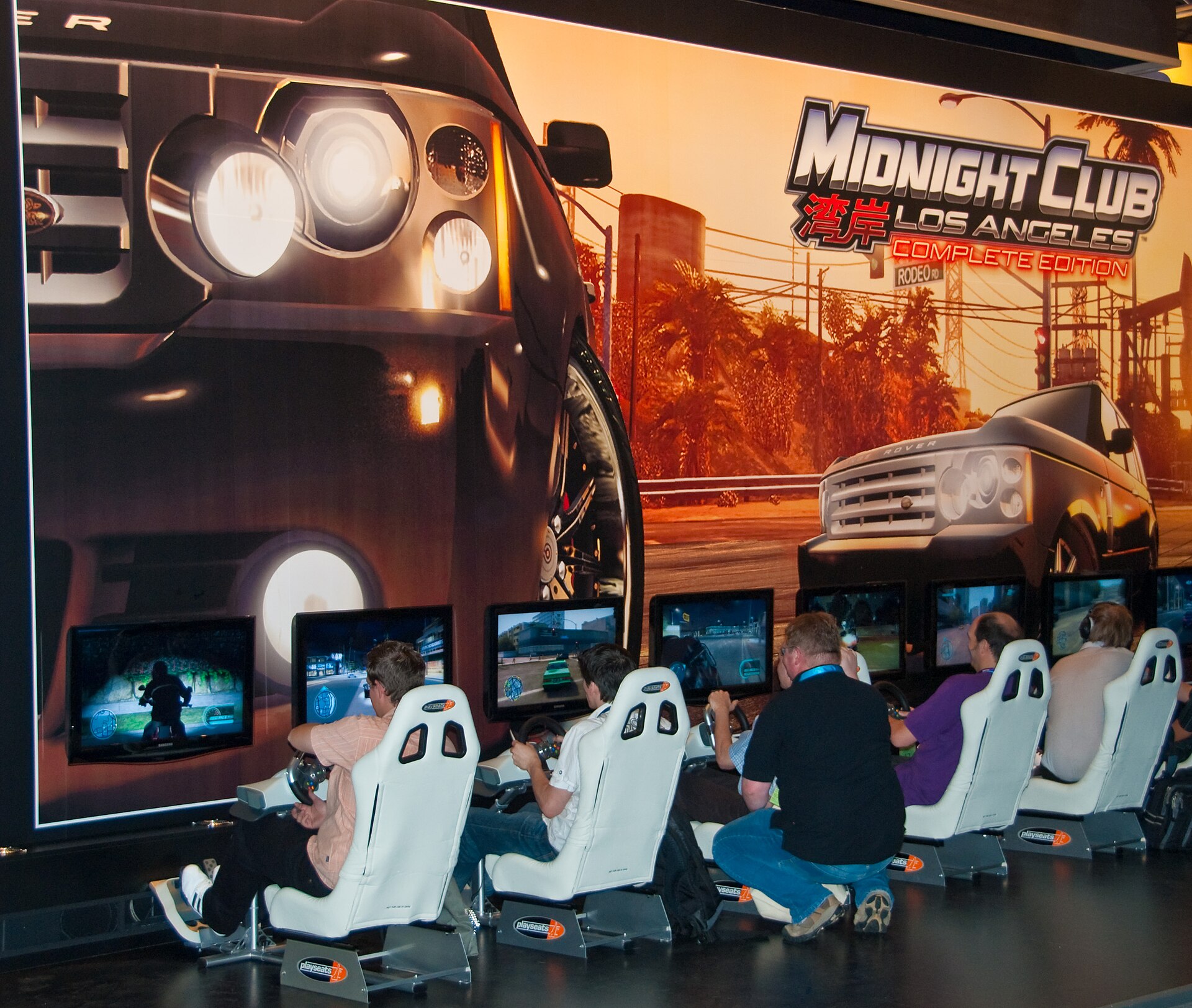 Imagem de referência relacionada a Midnight Club Los Angeles, item descrito como videojogo de 2008