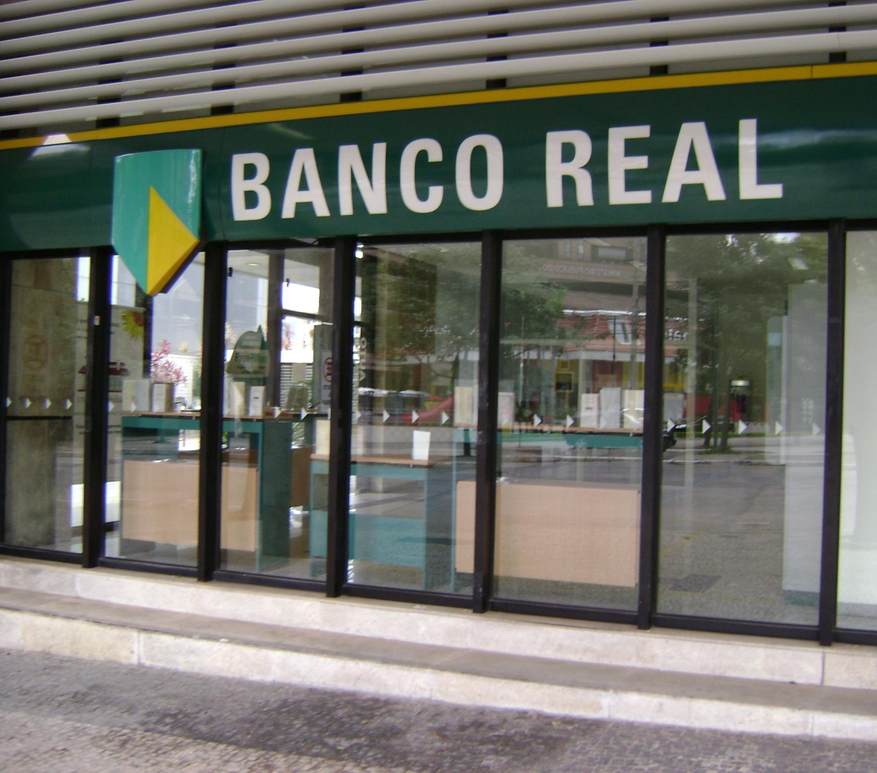 Imagem de referência relacionada a Banco Real, item descrito como extinta instituição bancária brasileira