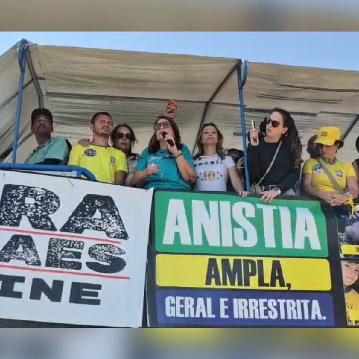 Durante ato, Bia Kicis critica atuação do STF: "Supremo hoje está em xeque"
