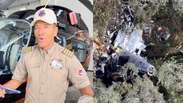 Comandante Hamilton diz que helicóptero de Rick podia operar por instrumentos e descreve dificuldade de voo na região