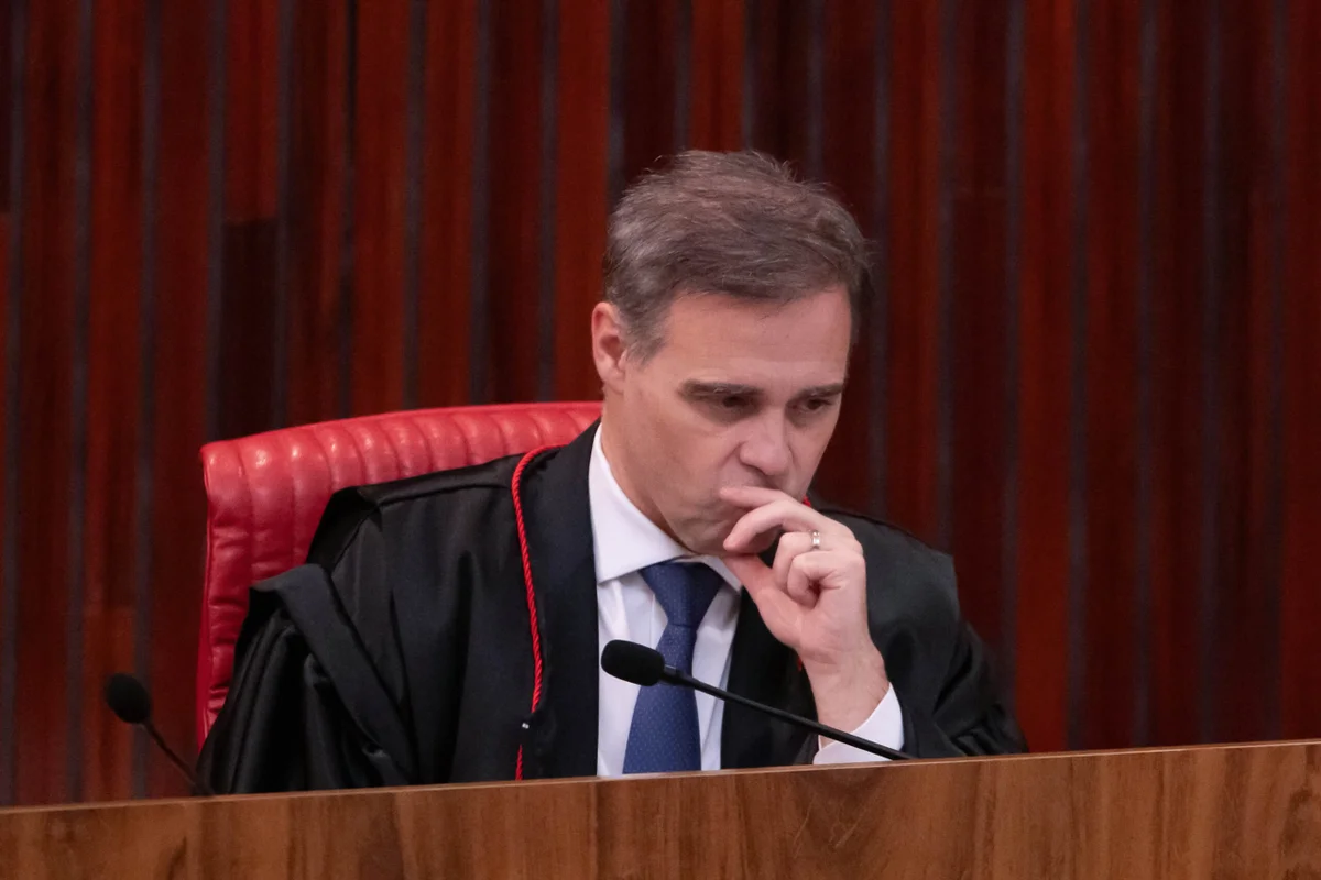 Ministro Andre Mendonca durante sessão no Tribunal Superior Eleitoral TSE Metropoles 7