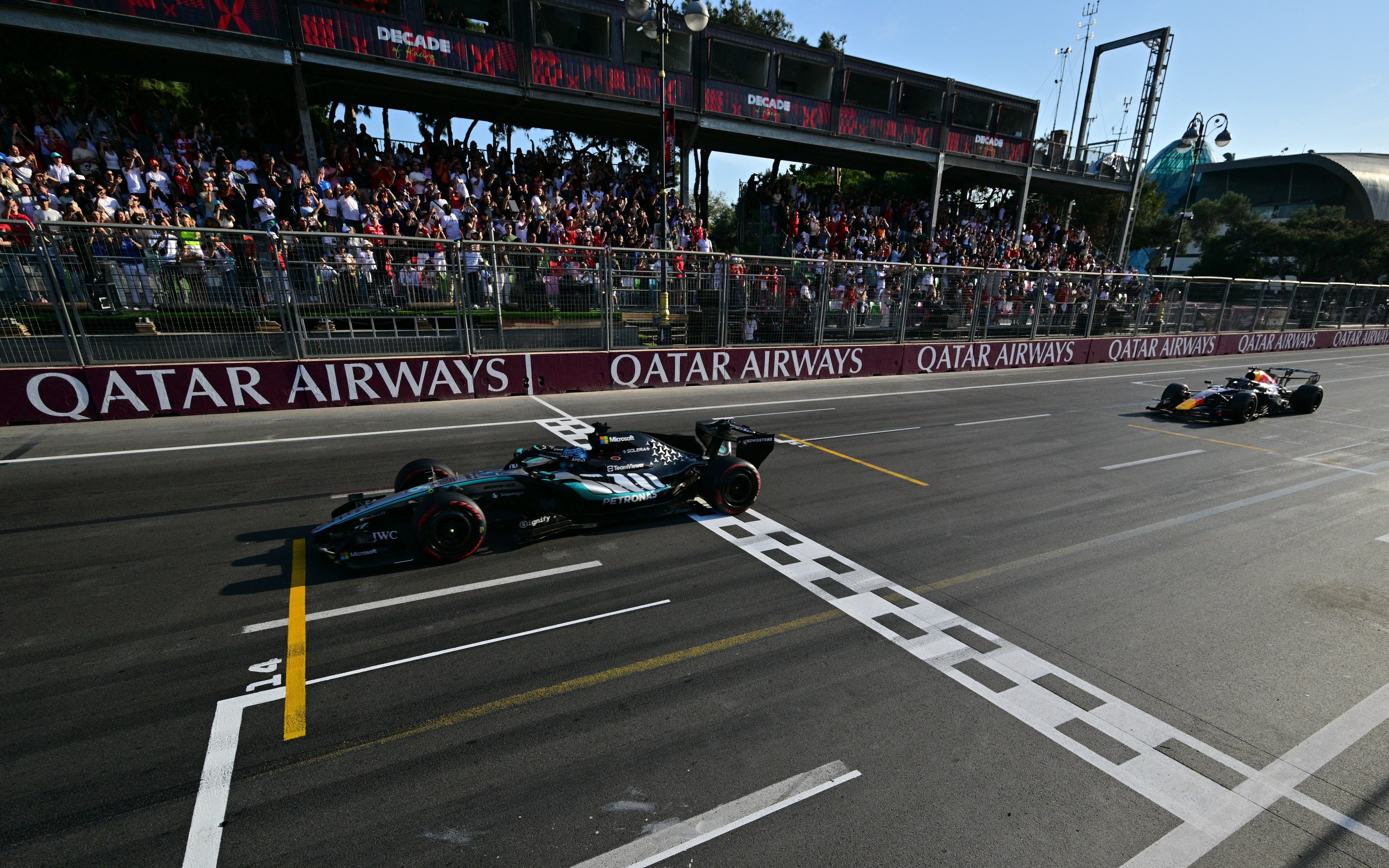 GP do Azerbaijão de 2026 entra na lista de chegadas mais apertadas da história da F1; veja