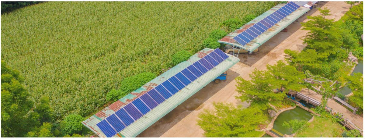 Innovative Energy Group Ltd’s solar installation as depicted on the company’s website.