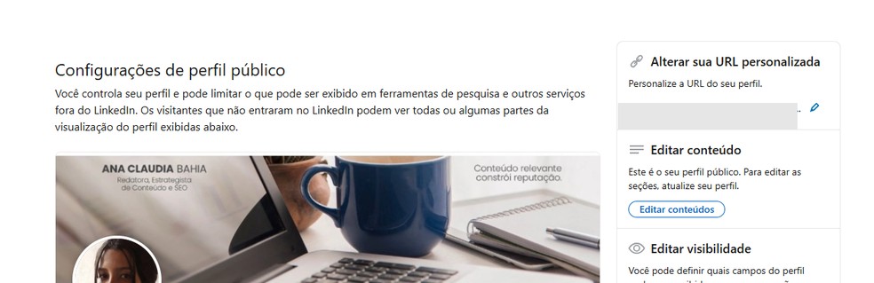 Como personalizar a URL do LinkedIn para facilitar buscas e candidaturas