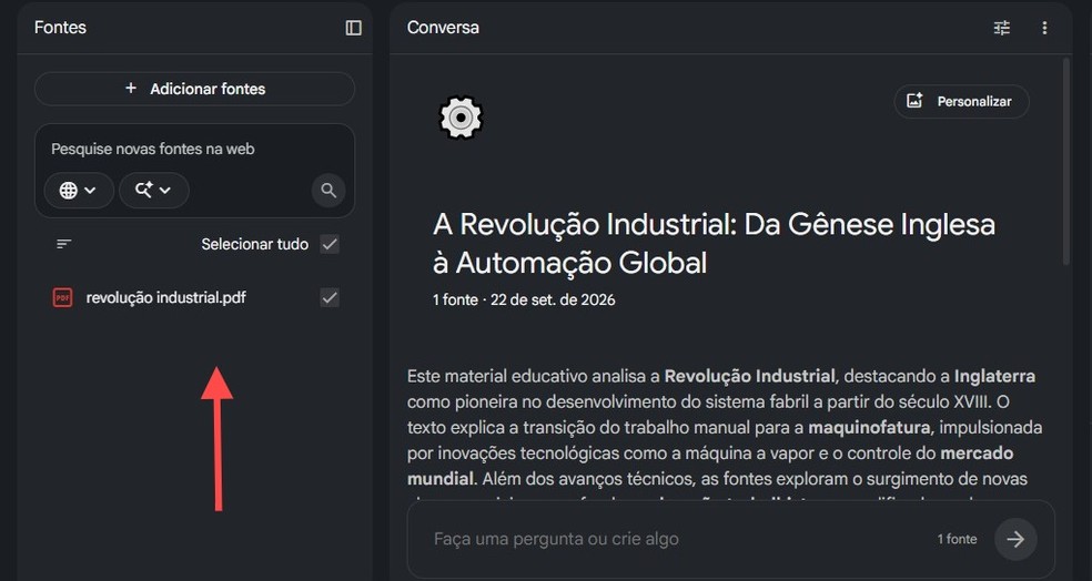 Prompt para transformar PDF em mapa mental no NotebookLM: veja como fazer