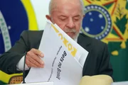 Presidente Lula durante audiência sobre bets no Palácio do Planalto