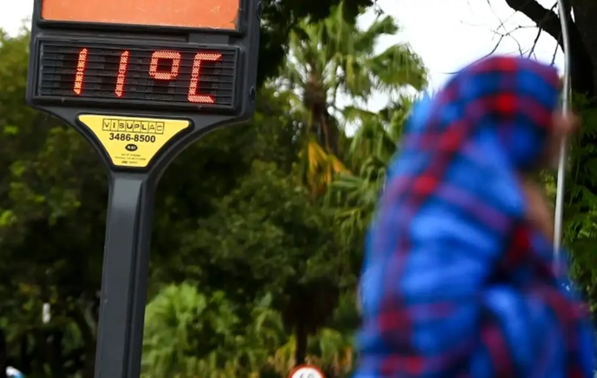 Clima: frente fria derruba termômetros no Sul e leva chuvas ao Sudeste