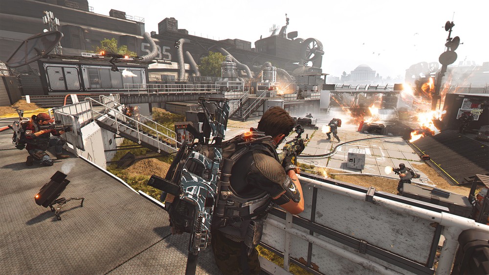 Em The Division 2, a cidade de Washington está tomada por facções perigosas — Foto: Reprodução/Steam