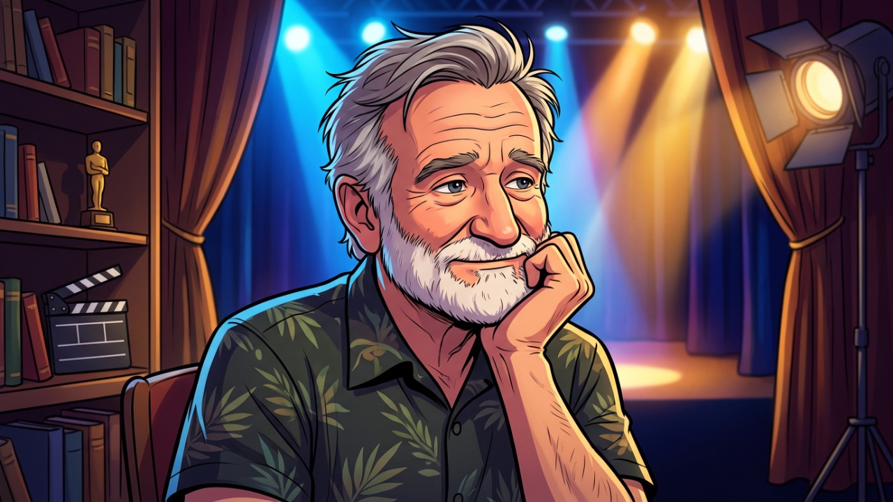 Citação do dia de Robin Williams: “A pior coisa da vida é acabar com pessoas que fazem você se sentir sozinho.”