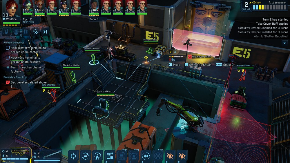 Cyber Knights: Flashpoint é um RPG de turnos ambientado em um mundo cyberpunk — Foto: Reprodução/Steam