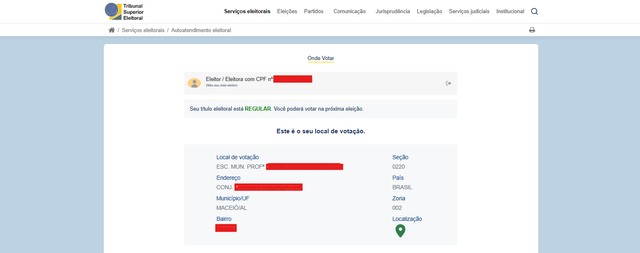 Eleições 2026: preciso votar no mesmo local no 2º turno? Como consultar