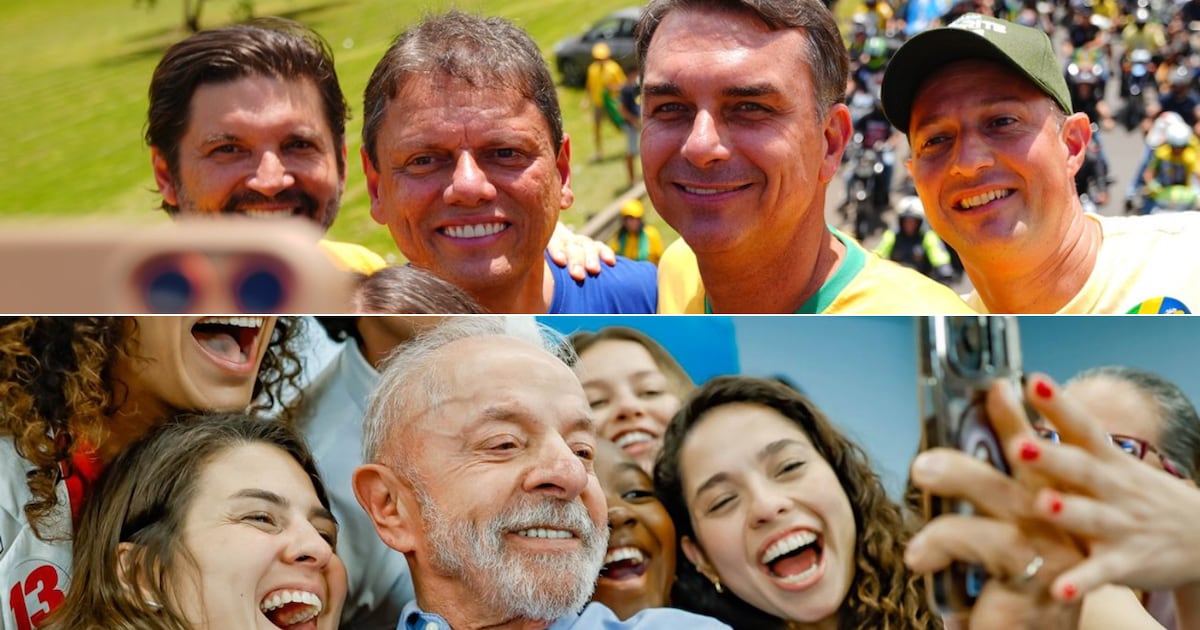 Flávio Bolsonaro mobiliza redes sociais enquanto Lula admite dificuldade e estreia ‘selfies’