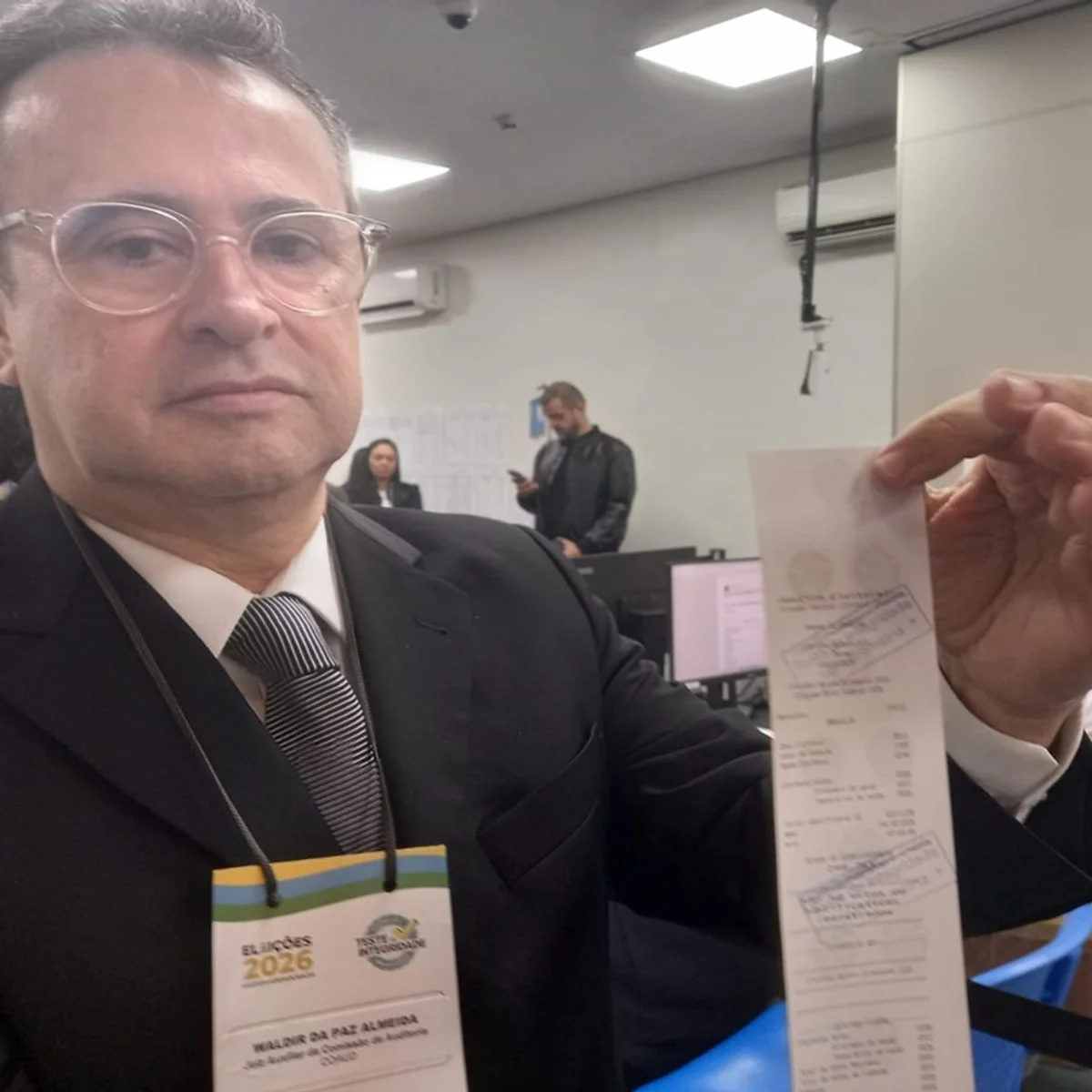 TRE-DF emite zerésima das urnas e prova que não há votos antes da eleição