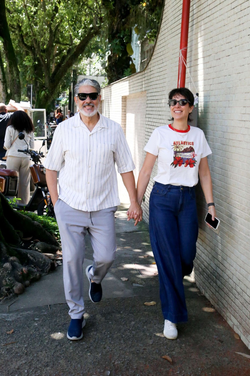 William Bonner e Natasha Dantas — Foto: JCPereira/Agnews