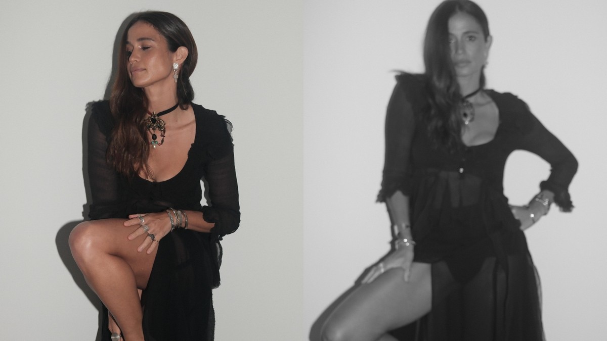 Nanda Costta posa com look transparente e fendado para estreia e arranca elogios: 'Maravilhosa'