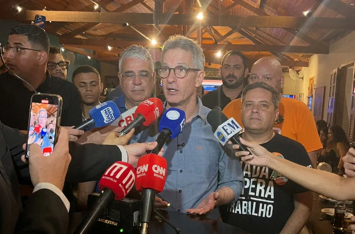 Imagem da matéria: Zema declara apoio a Flávio no 2º turno: “Não vou ficar em cima do muro”