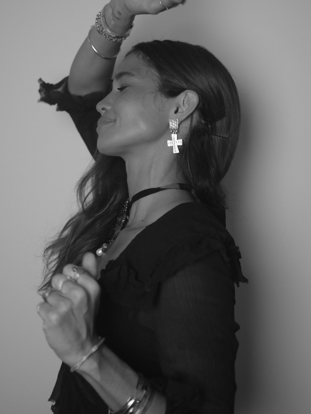 Nanda Costta posa com look transparente e fendado para estreia e arranca elogios — Foto: Reprodução/Instagram