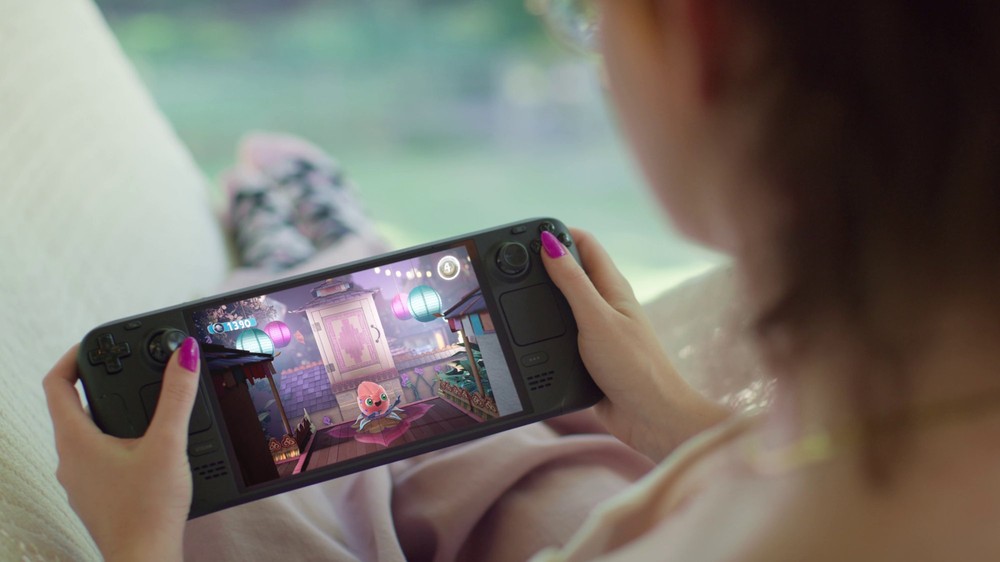 Steam Deck ganha versão OLED em novembro — Foto: Divulgação/Valve