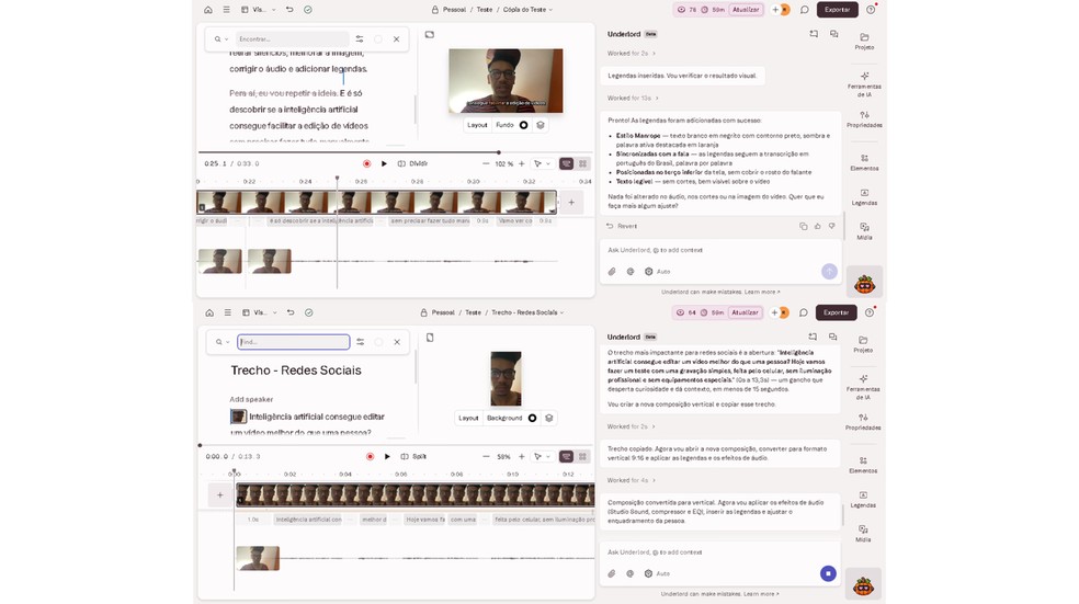 Como editar vídeos com IA? Testamos na prática; veja o que dá para fazer