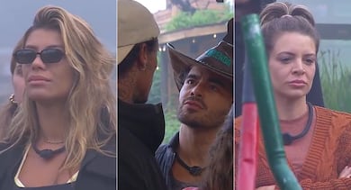 Ana Bruna, Darlin Ferrattry, Murilo Dias e Thaíde estão na Baia de A Fazenda 18