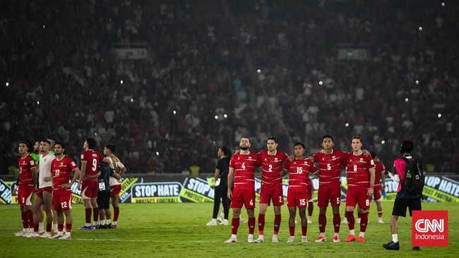 Timnas Indonesia menghadapi Bangladesh pada laga fase grup FIFA ASEAN Cup 2026 di SUGBK, Kamis (1/10). (CNN Indonesia/Adi Ibrahim